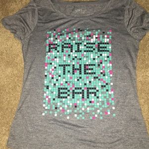 Gray athletic t- shirt